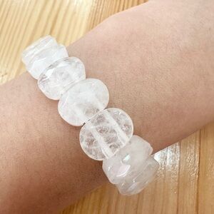 6.75 in Snow Phantom Quartz Bracelet